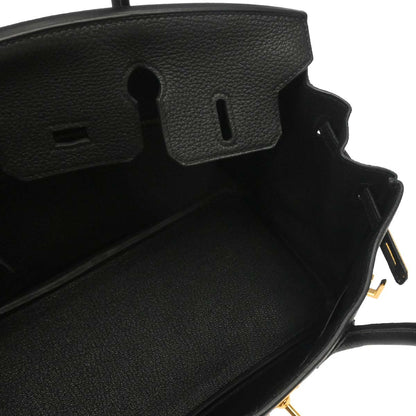 Hermes Black Togo Birkin 25 Handbag