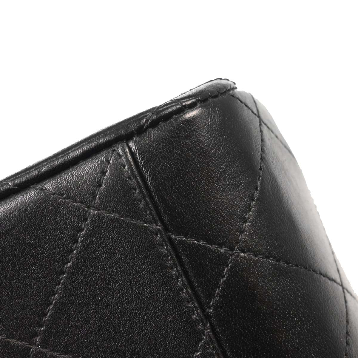 Chanel Black Lambskin Maxi Classic Flap Shoulder Bag