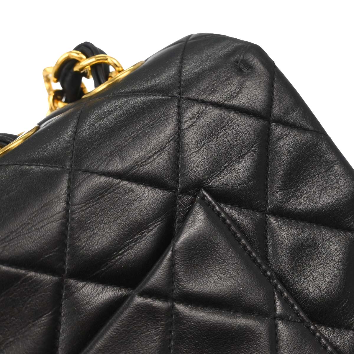 Chanel Black Lambskin Maxi Classic Flap Shoulder Bag