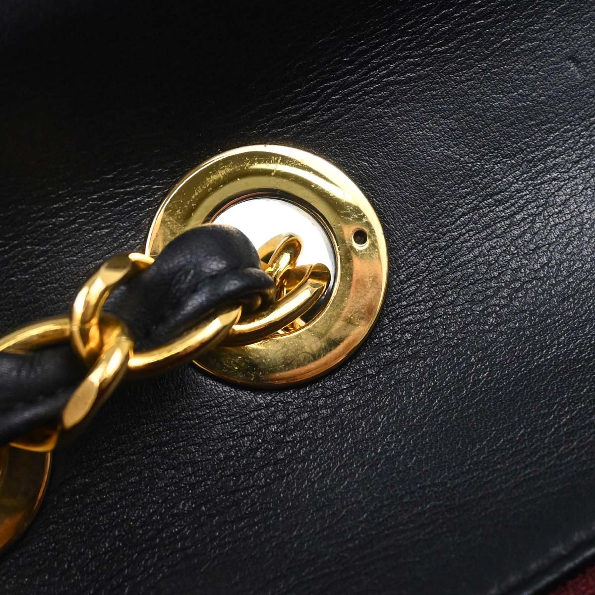 Chanel Black Lambskin Maxi Classic Flap Shoulder Bag