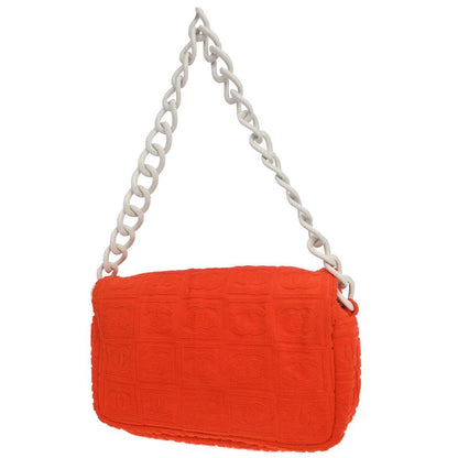 Chanel Orange Cotton Sport Line Handbag