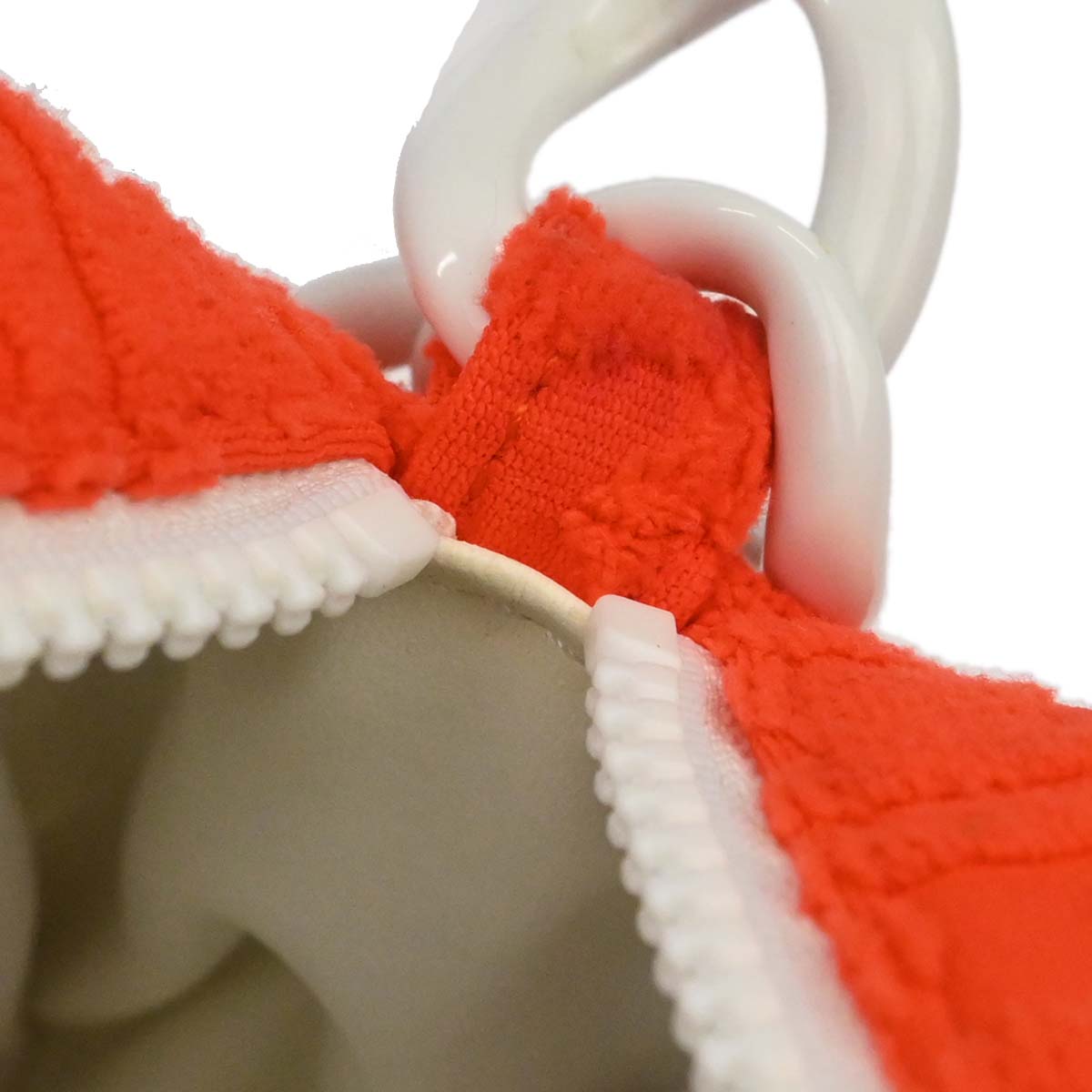 Chanel Orange Cotton Sport Line Handbag