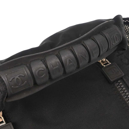 Chanel 2005-2006 Black Nylon Sport Line Duffle 2way Shoulder Handbag