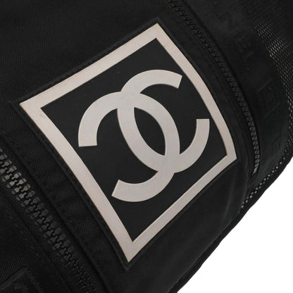 Chanel 2005-2006 Black Nylon Sport Line Duffle 2way Shoulder Handbag