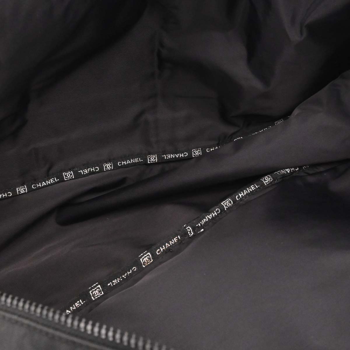 Chanel 2005-2006 Black Nylon Sport Line Duffle 2way Shoulder Handbag