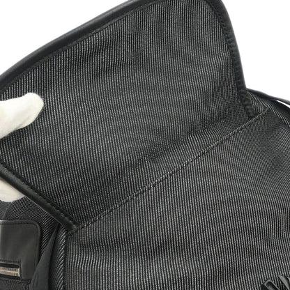 Chanel 2005-2006 Black Canvas Sport Line Duffle 2way Shoulder Handbag