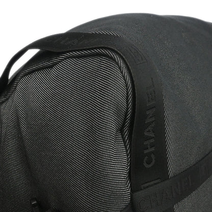 Chanel 2005-2006 Black Canvas Sport Line Duffle 2way Shoulder Handbag