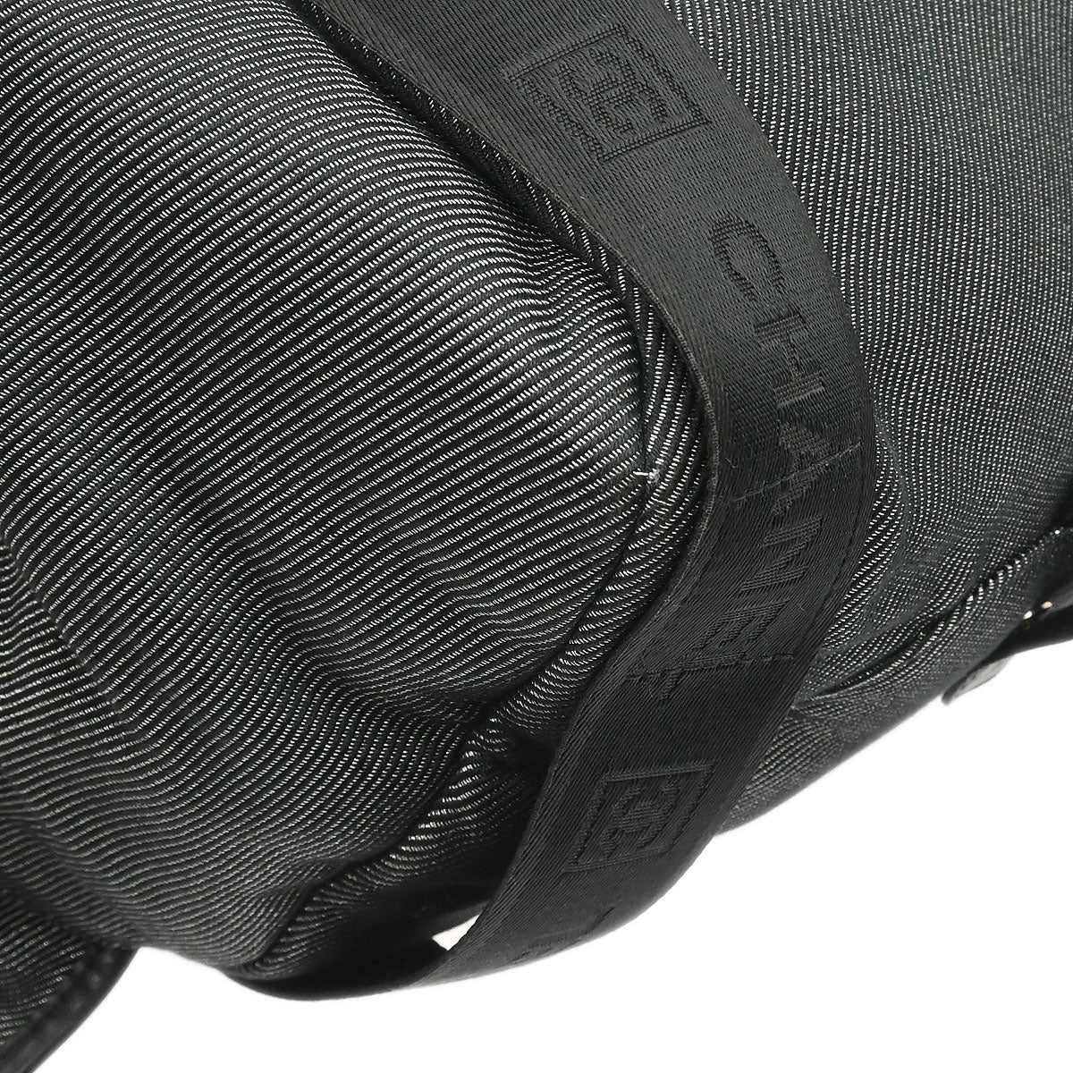 Chanel 2005-2006 Black Canvas Sport Line Duffle 2way Shoulder Handbag