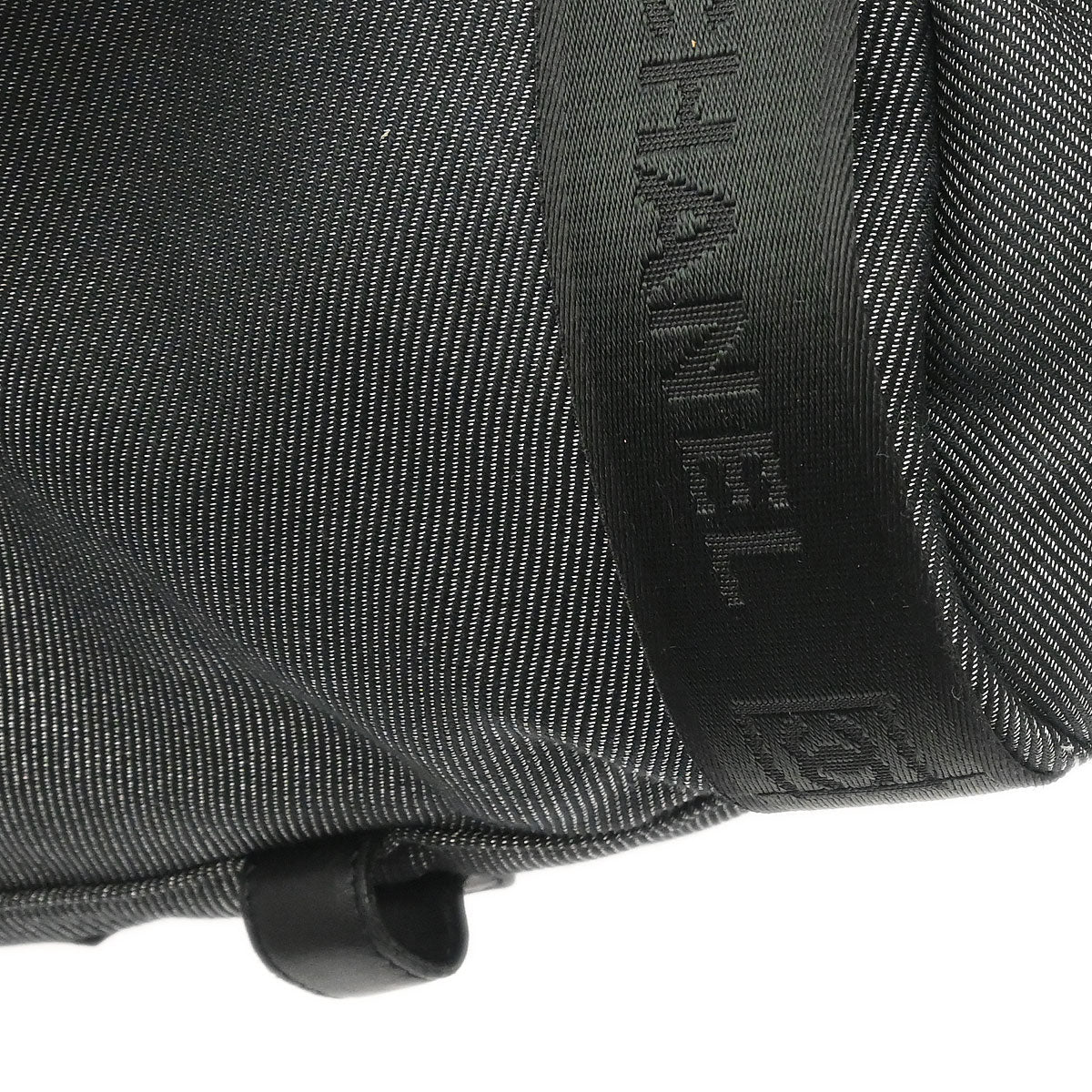 Chanel 2005-2006 Black Canvas Sport Line Duffle 2way Shoulder Handbag