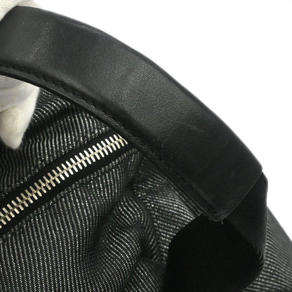 Chanel 2005-2006 Black Canvas Sport Line Duffle 2way Shoulder Handbag
