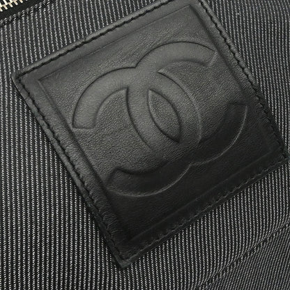 Chanel 2005-2006 Black Canvas Sport Line Duffle 2way Shoulder Handbag