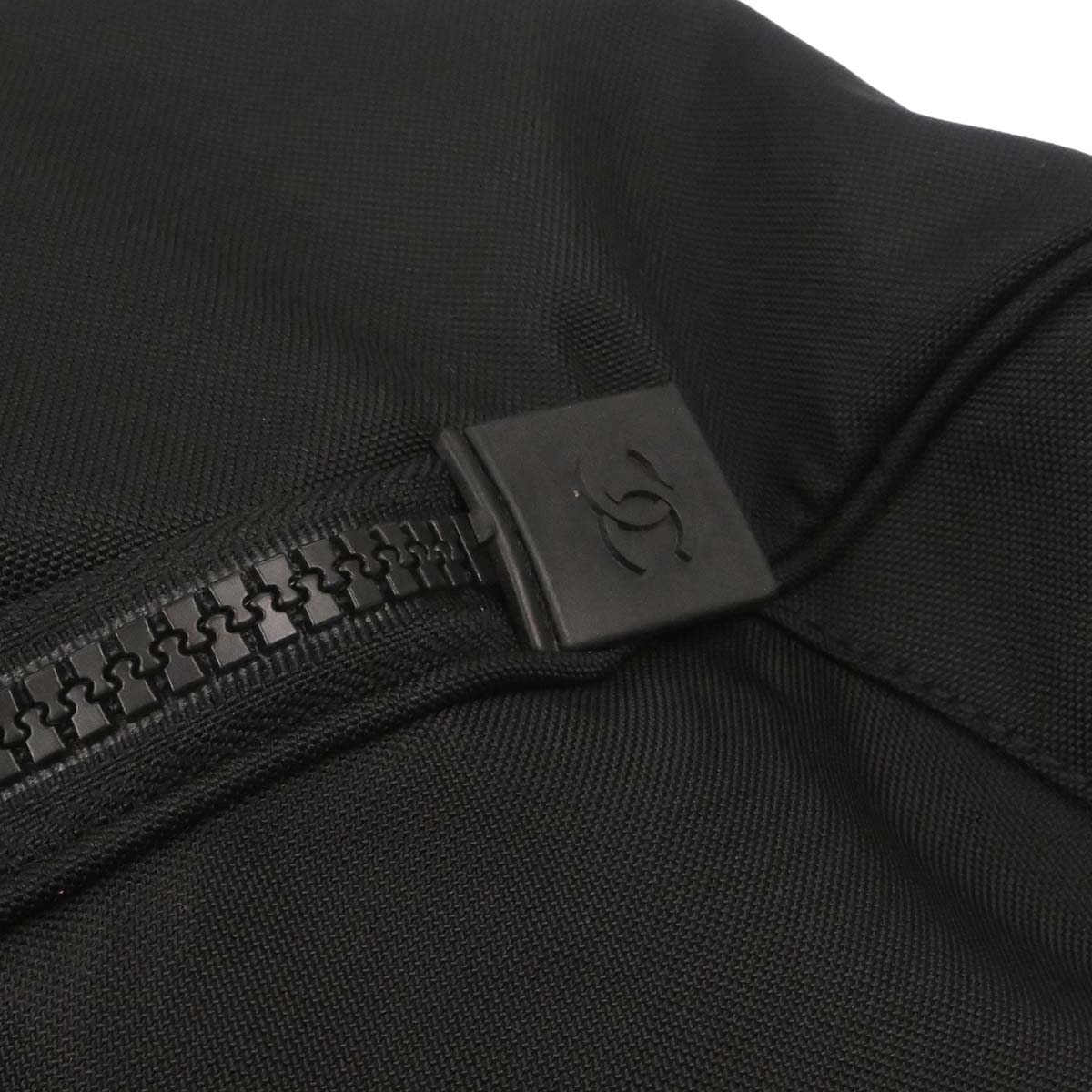 Chanel 2003-2004 Black Nylon Sport Line Duffle Gym Handbag