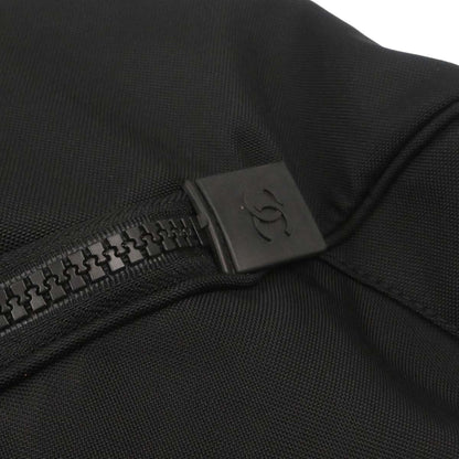 Chanel 2003-2004 Black Nylon Sport Line Duffle Gym Handbag