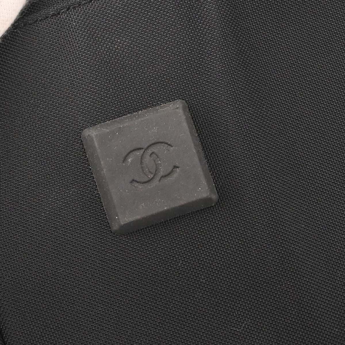 Chanel 2003-2004 Black Nylon Sport Line Duffle Gym Handbag