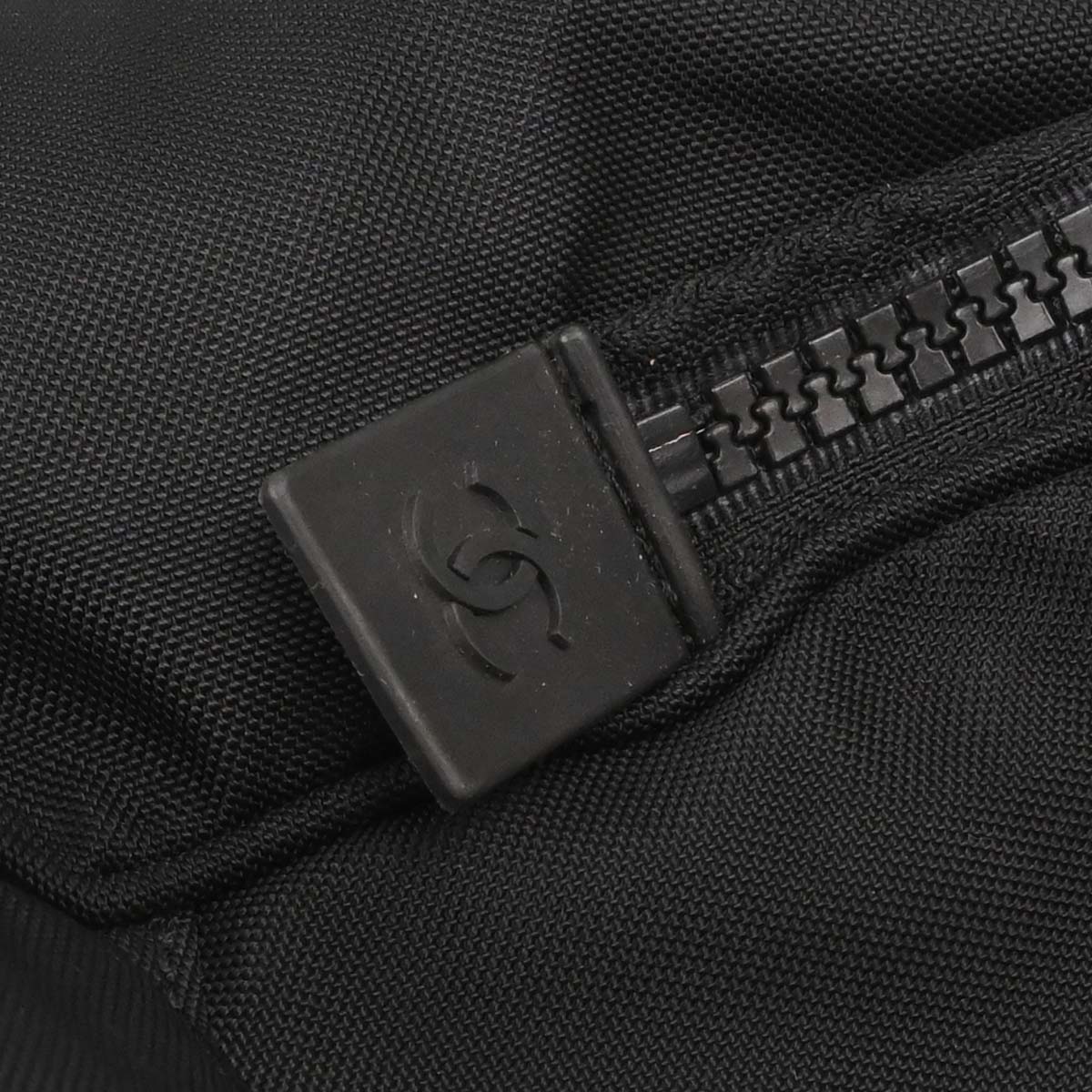 Chanel 2003-2004 Black Nylon Sport Line Duffle Gym Handbag