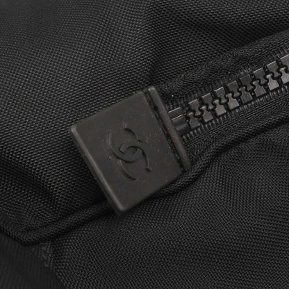 Chanel 2003-2004 Black Nylon Sport Line Duffle Gym Handbag