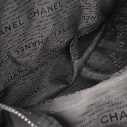 Chanel 2003-2004 Black Nylon Sport Line Duffle Gym Handbag
