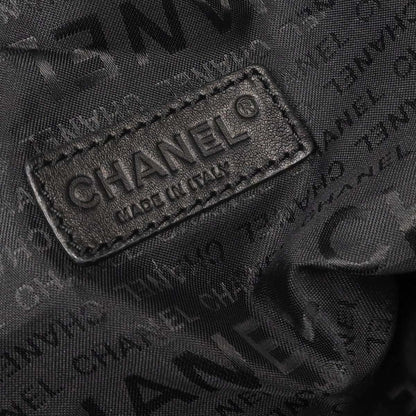 Chanel 2003-2004 Black Nylon Sport Line Duffle Gym Handbag