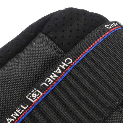 Chanel 2006-2008 Black Suede Sport Line Shoulder Bag