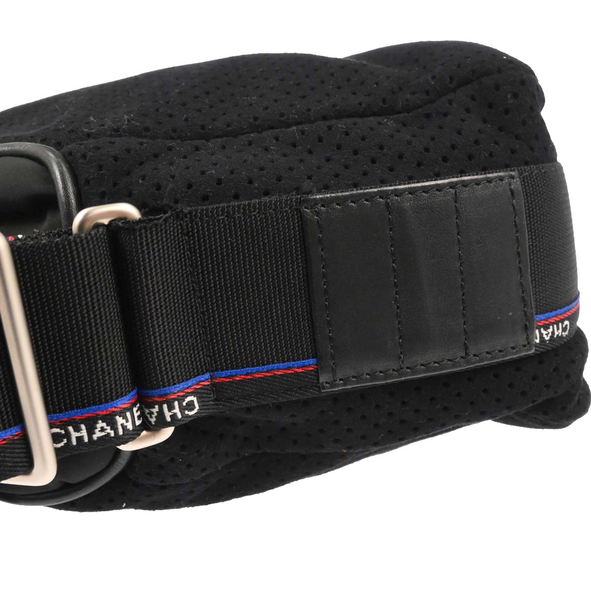 Chanel 2006-2008 Black Suede Sport Line Shoulder Bag