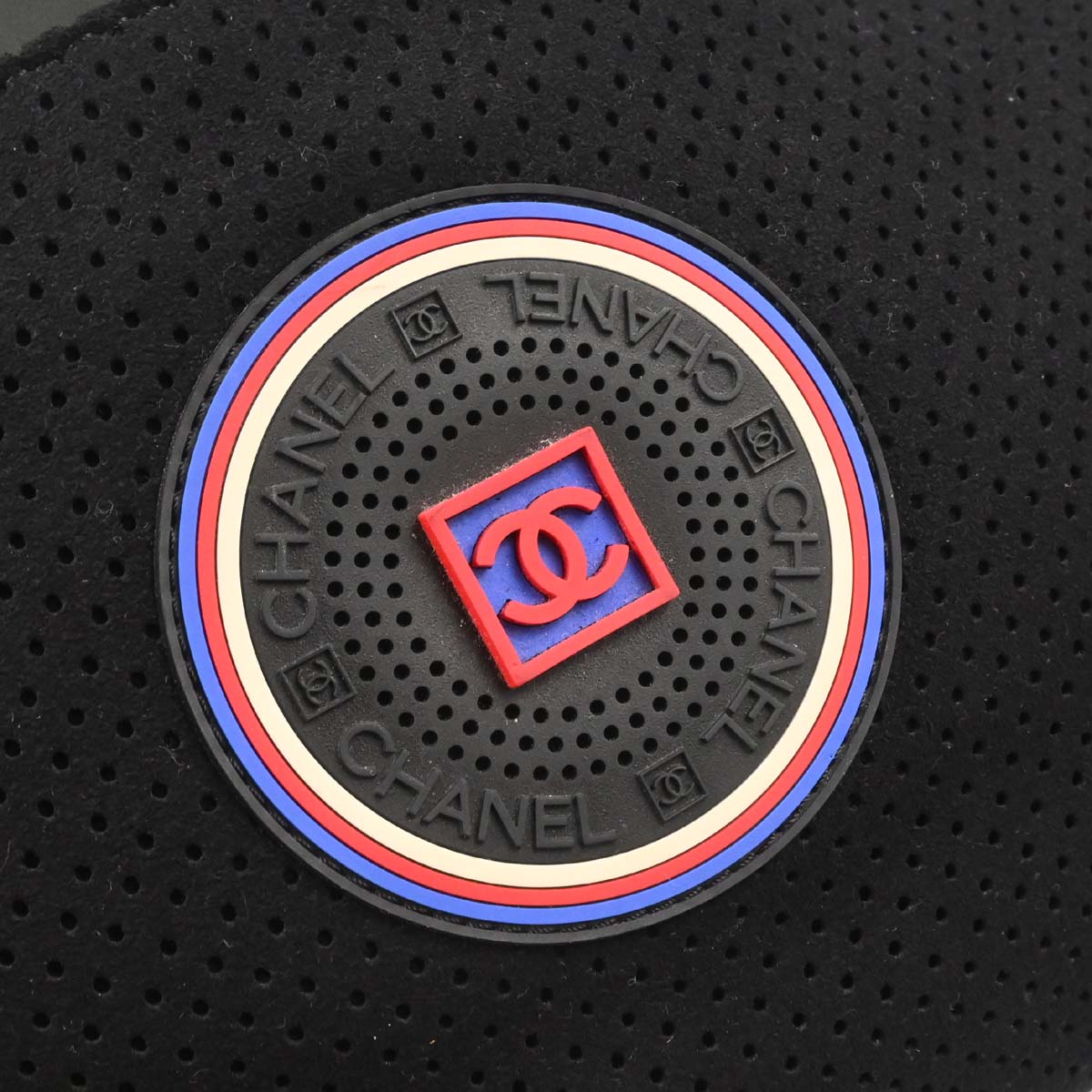 Chanel 2006-2008 Black Suede Sport Line Shoulder Bag