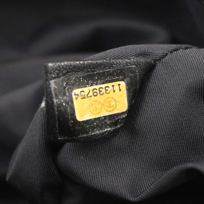 Chanel 2006-2008 Black Suede Sport Line Shoulder Bag