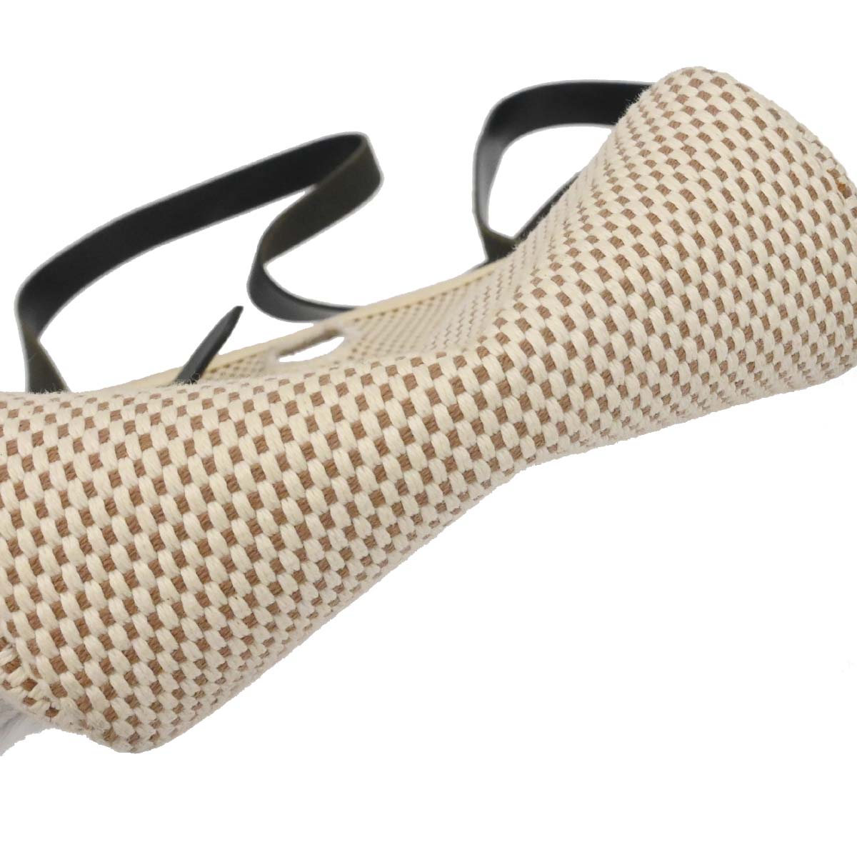 Hermes Black Natural Toile Officier GM Herbag TPM 2 in 1 Shoulder Bag