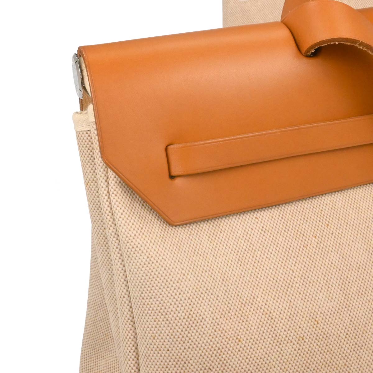 Hermes Natural Toile H Herbag MM 2 in 1 2way Shoulder Handbag