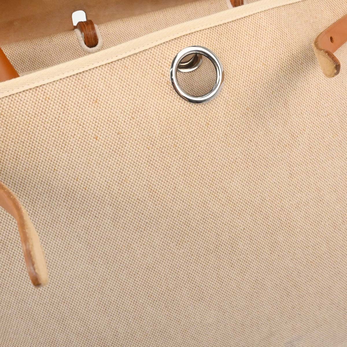 Hermes Natural Toile H Herbag MM 2 in 1 2way Shoulder Handbag