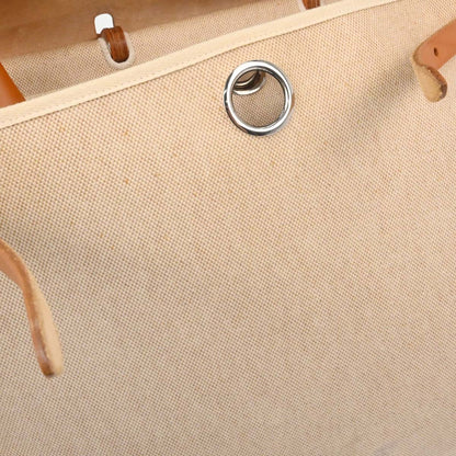 Hermes Natural Toile H Herbag MM 2 in 1 2way Shoulder Handbag