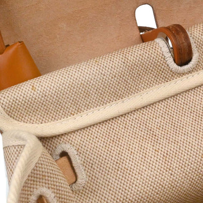 Hermes Natural Toile H Herbag MM 2 in 1 2way Shoulder Handbag