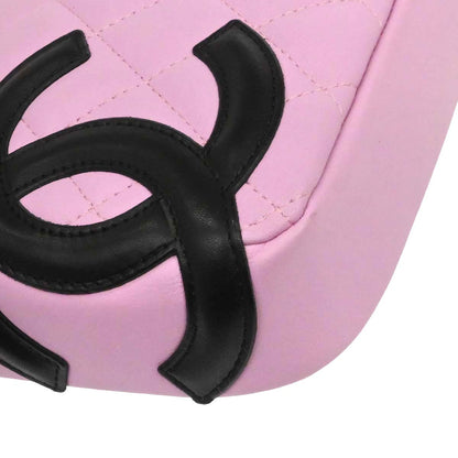 Chanel 2005-2006 Pink Calfskin Cambon Ligne Handbag