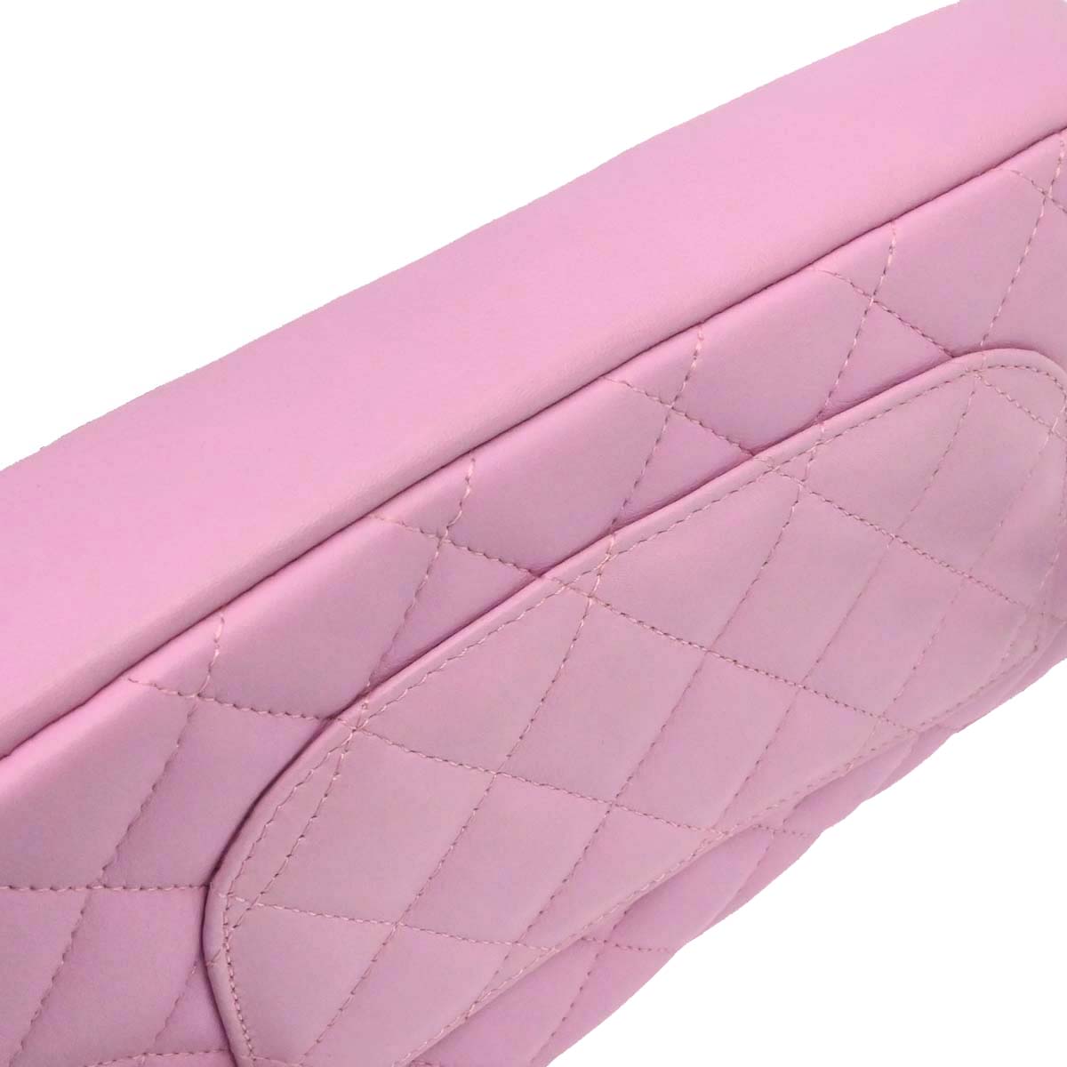 Chanel 2005-2006 Pink Calfskin Cambon Ligne Handbag