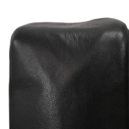 Chanel Black Lambskin Mademoiselle Straight Flap Shoulder Bag