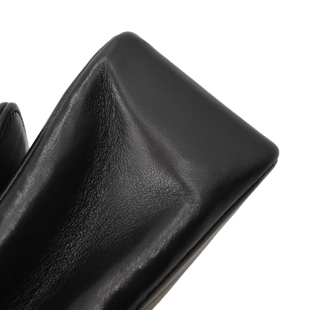 Chanel Black Lambskin Mademoiselle Straight Flap Shoulder Bag