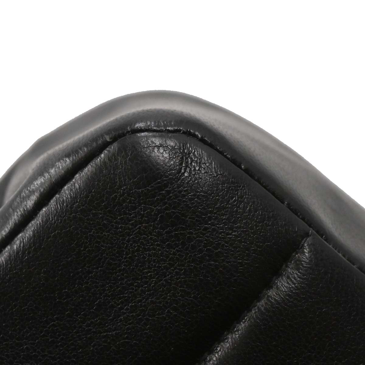 Chanel Black Lambskin Mademoiselle Straight Flap Shoulder Bag