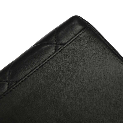 Chanel Black Lambskin Tote Shoulder Bag