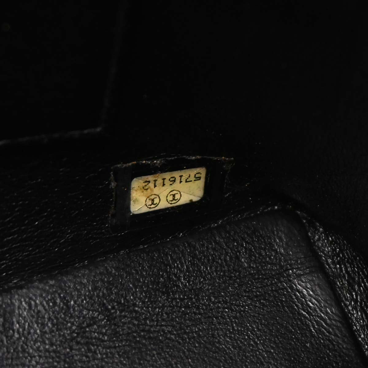 Chanel Black Lambskin Tote Shoulder Bag