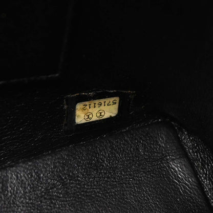 Chanel Black Lambskin Tote Shoulder Bag