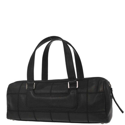 Chanel 2005-2006 Black Caviar Skin Choco Bar Handbag