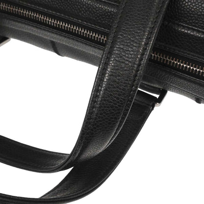Chanel 2005-2006 Black Caviar Skin Choco Bar Handbag