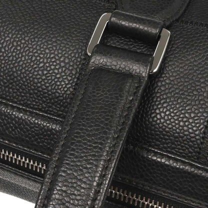 Chanel 2005-2006 Black Caviar Skin Choco Bar Handbag