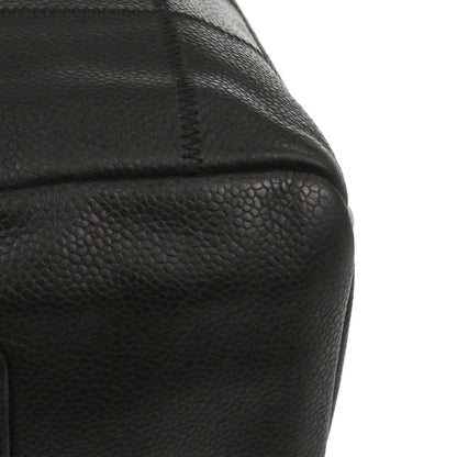 Chanel 2005-2006 Black Caviar Skin Choco Bar Handbag