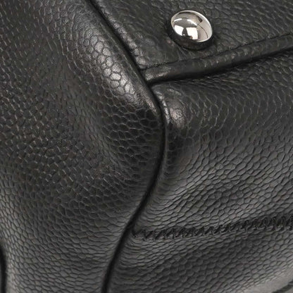 Chanel 2005-2006 Black Caviar Skin Choco Bar Handbag