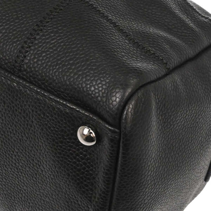 Chanel 2005-2006 Black Caviar Skin Choco Bar Handbag
