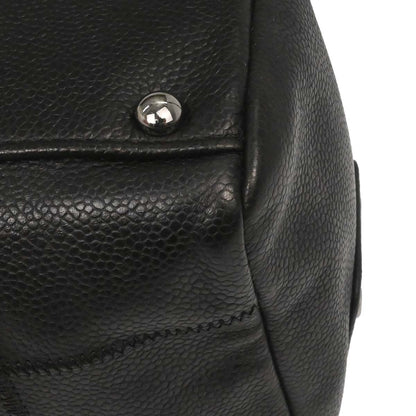Chanel 2005-2006 Black Caviar Skin Choco Bar Handbag