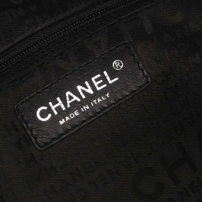 Chanel 2005-2006 Black Caviar Skin Choco Bar Handbag