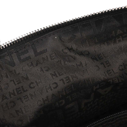 Chanel 2005-2006 Black Caviar Skin Choco Bar Handbag