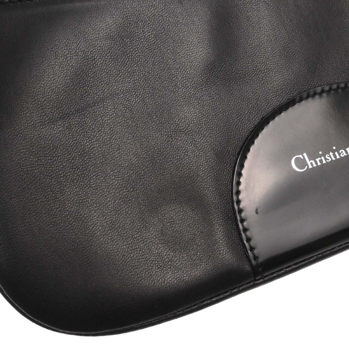 Christian Dior Black Brown Fur Malice Handbag