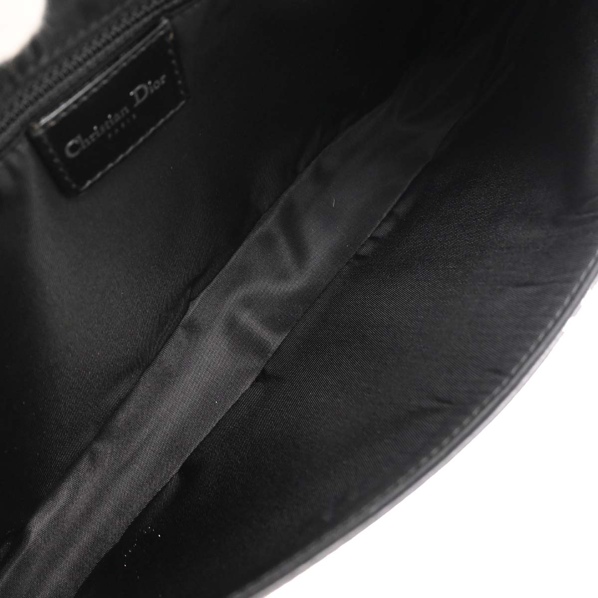 Christian Dior Black Brown Fur Malice Handbag
